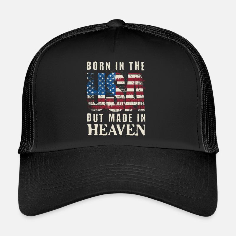 Né aux États-Unis Made in Heaven Casquette trucker 