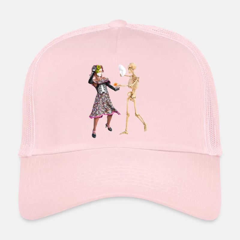 The Grim Reaper dancing Trucker Cap