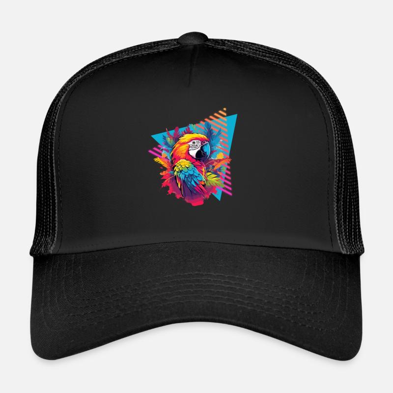 Parrot style années 80 Casquette trucker 