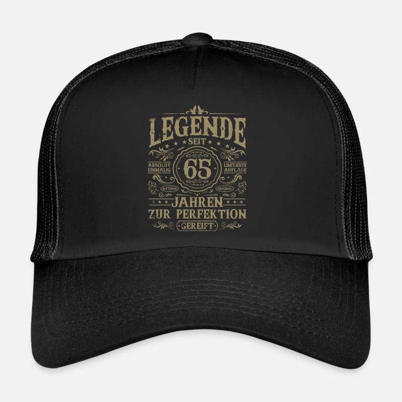 65 Geburtstag Geschenk Legende seit 65 Jahren Trucker Cap