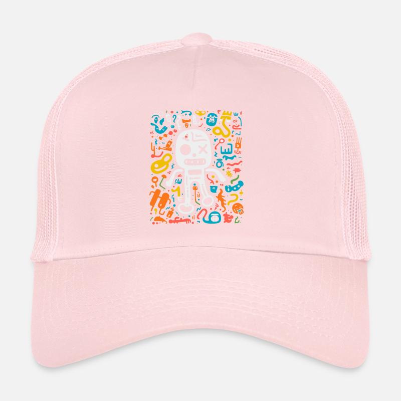 Ghostly Groove Parade Trucker Cap