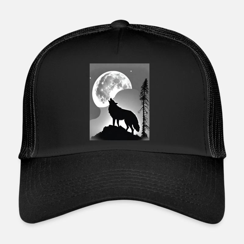 Wolf Moon Trucker Cap