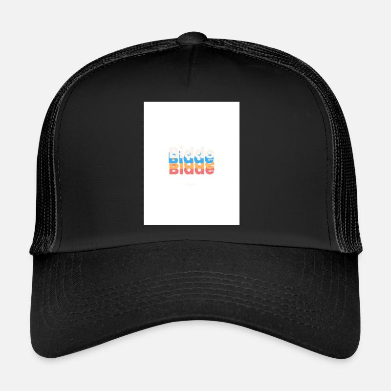 Enchère - Casquette trucker  - noir/noir