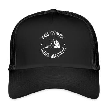 Ears growing skills ascending - Trucker Cap - black/black - Front