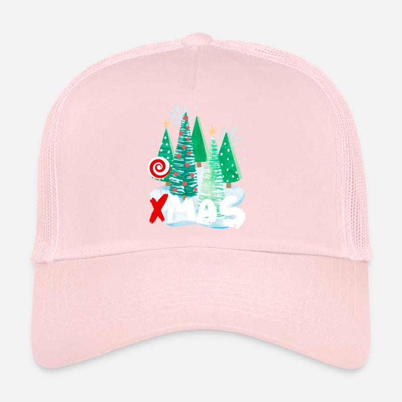 Conception d’arbre de Noël de Noël - idée de cadeau festif Casquette trucker 