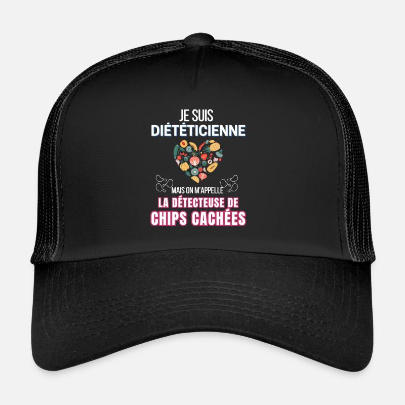 Je suis diététicienne Casquette trucker 