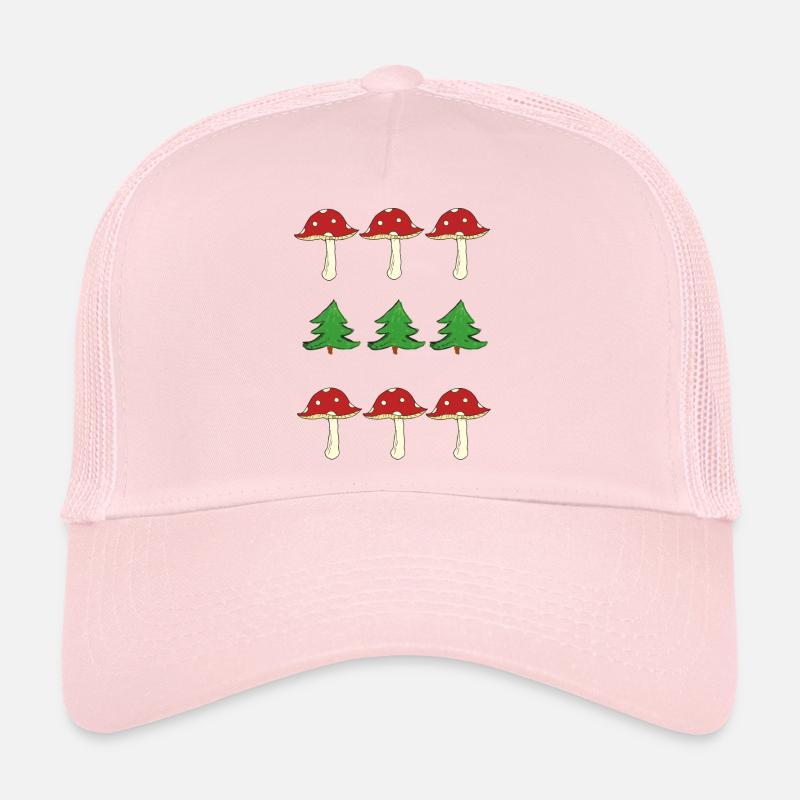 Toadstools and forest Trucker Cap