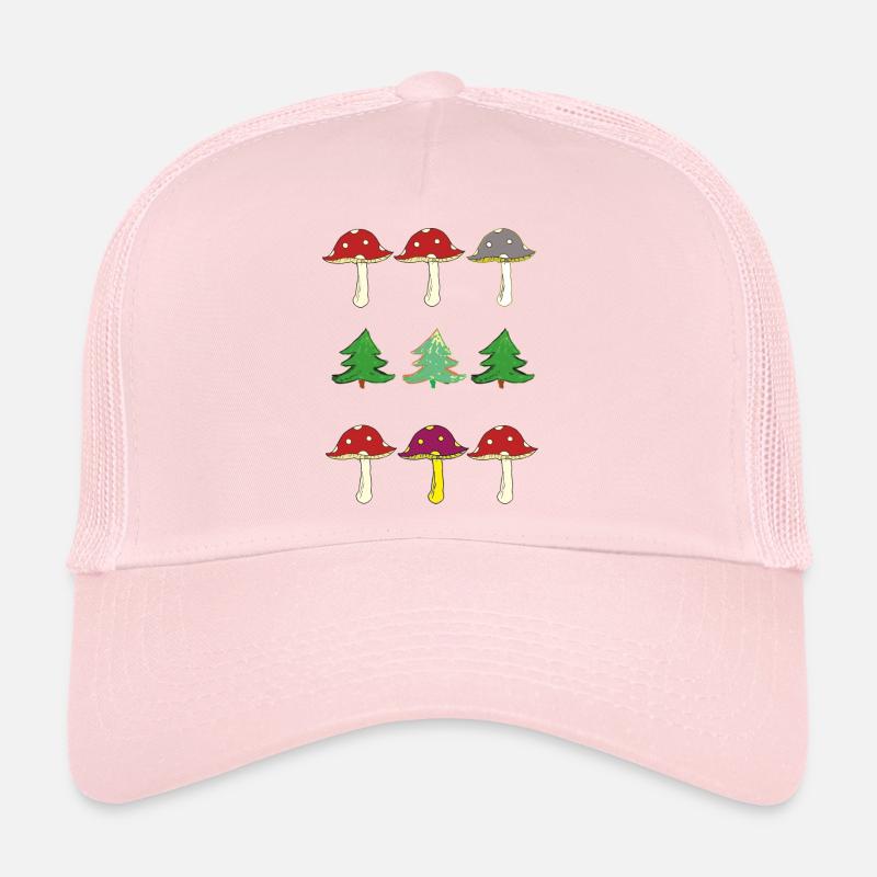 Toadstools and forest Trucker Cap
