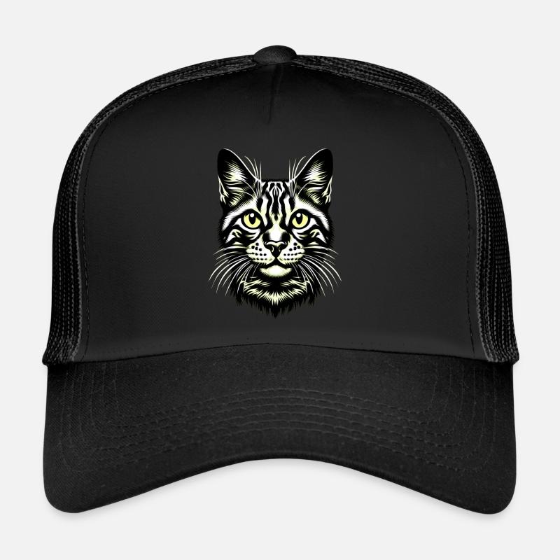 KatzengesichtKatze, Katzengesicht, Schnurren Trucker Cap