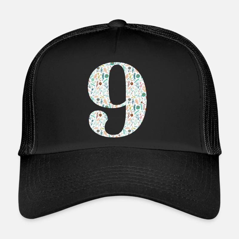 9e anniversaire floral Casquette trucker 