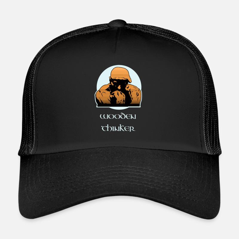 Hölzerner Denker Trucker Cap