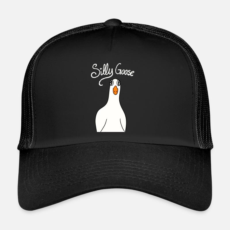 Lettrage blanc Silly Goose Casquette trucker 