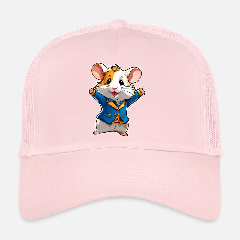 Hamster mignon et heureux Casquette trucker 