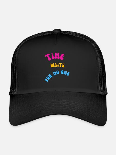 Time - Trucker Cap - black/black