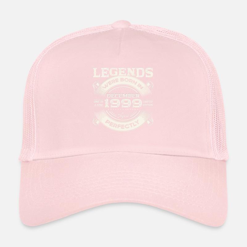 24e anniversaire Original Décembre Millésime 1999 Casquette trucker 