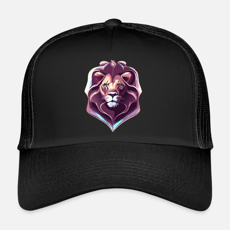 Chrome Royal Lion Trucker Cap