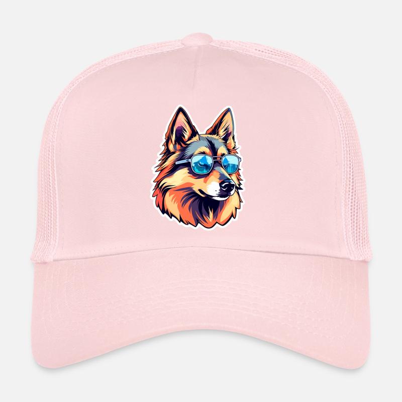 Illustration de berger allemand Casquette trucker 