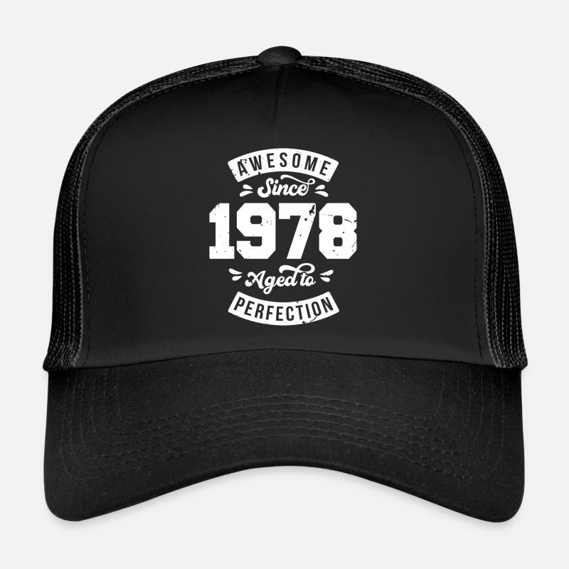 Millésime 1978 anniversaire - rétro 1978 Casquette trucker 