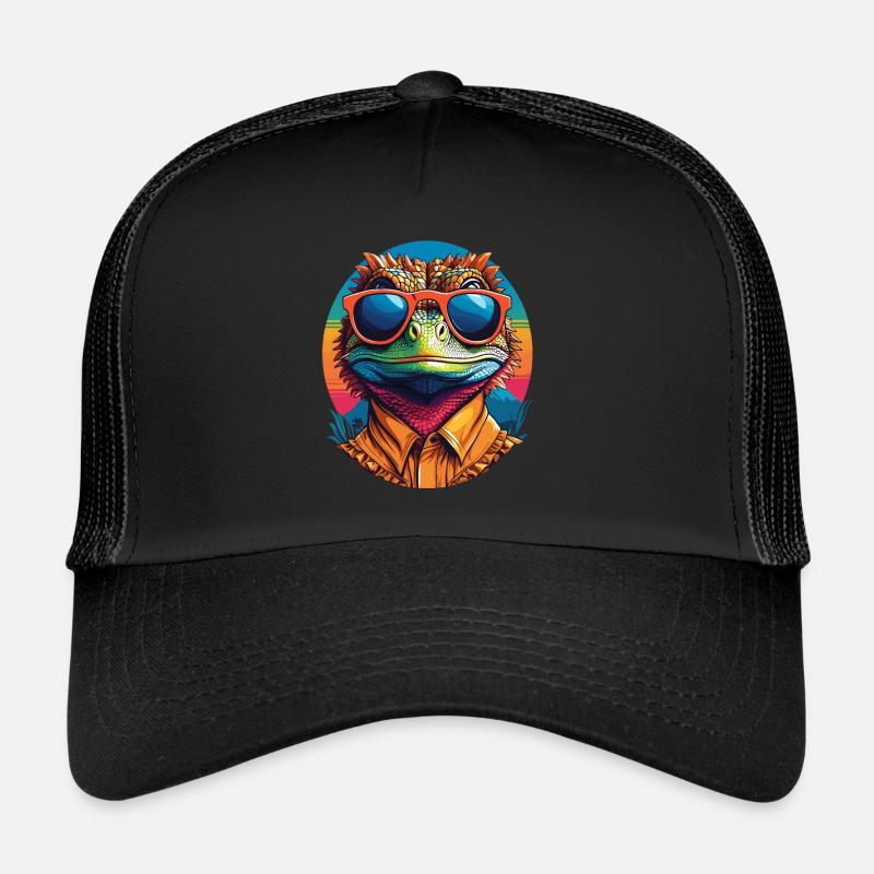 Frilled Neck Lizard Trucker Cap