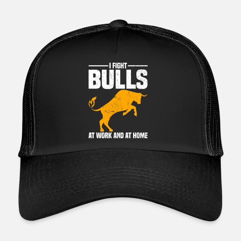 Cowboy - Trucker Cap - Schwarz/Schwarz