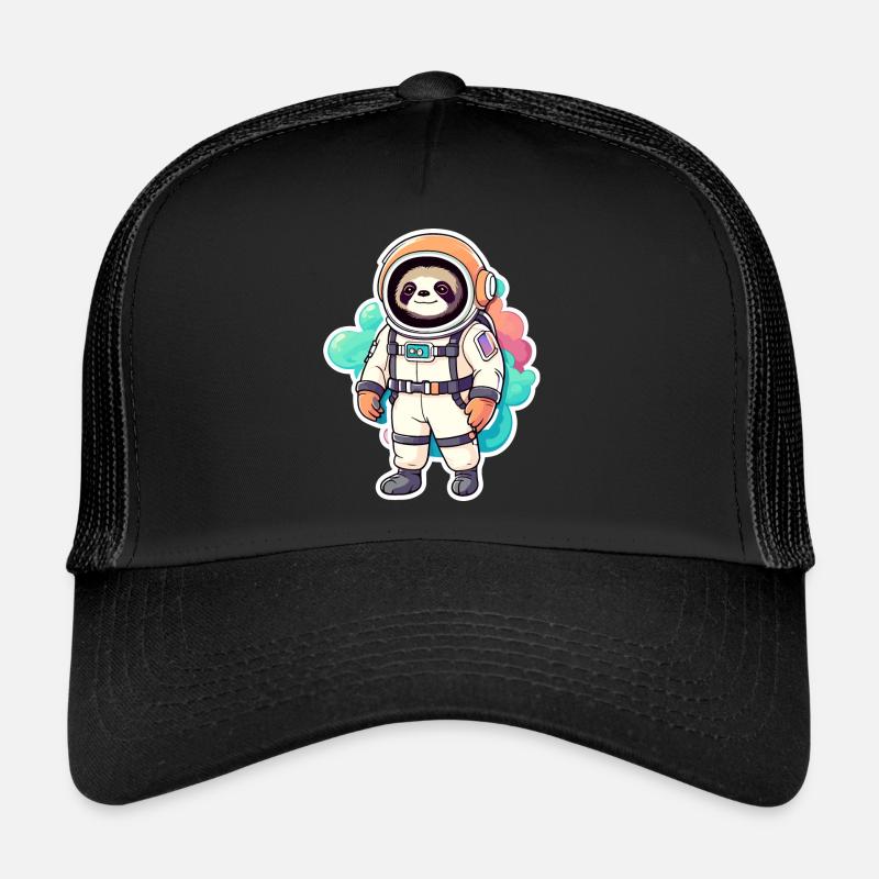Faultier Astronaut Illustration Trucker Cap