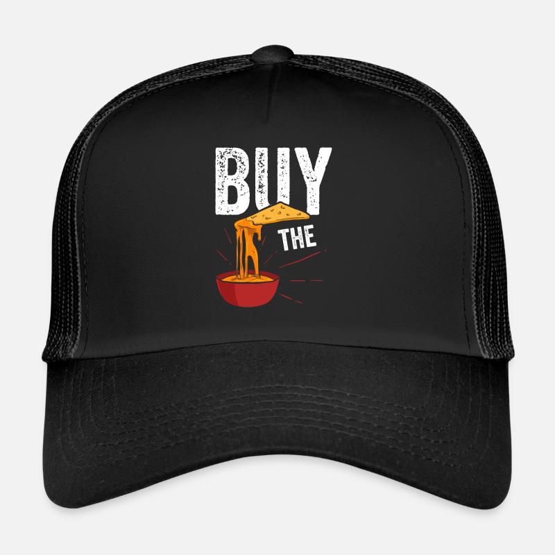 Buy the dip - Trucker Cap - Schwarz/Schwarz