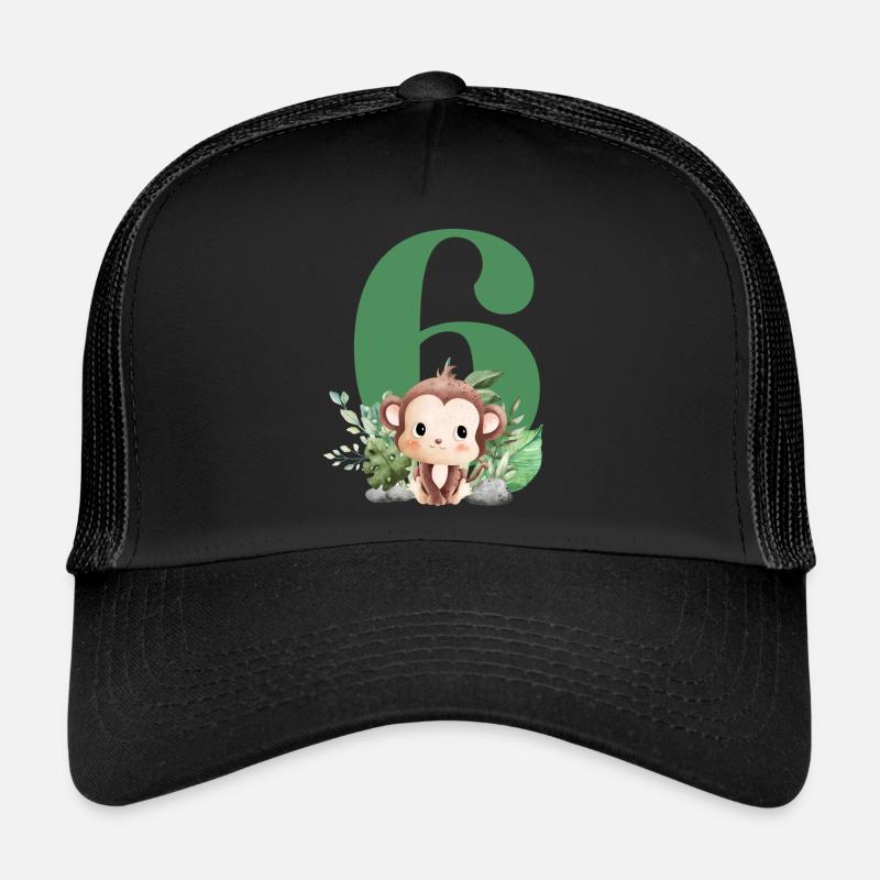 6e anniversaire singe safari Casquette trucker 