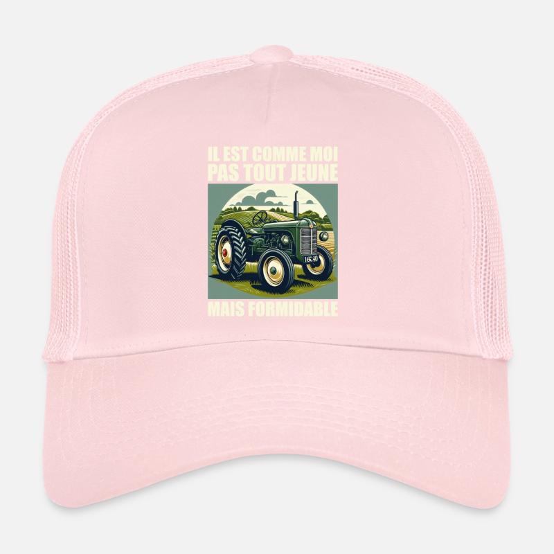 il est comme moi pas tout jeune mais formidable Casquette trucker 