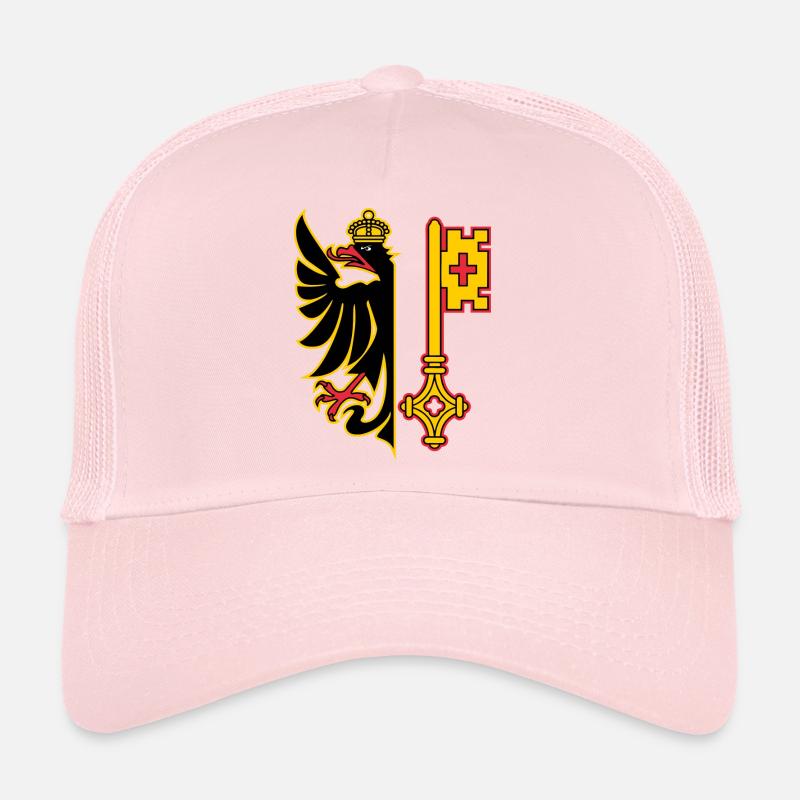 Flagge von Genf Trucker Cap