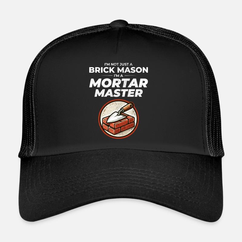 Maîtriser le mortier : l’ d’un maçon Casquette trucker 