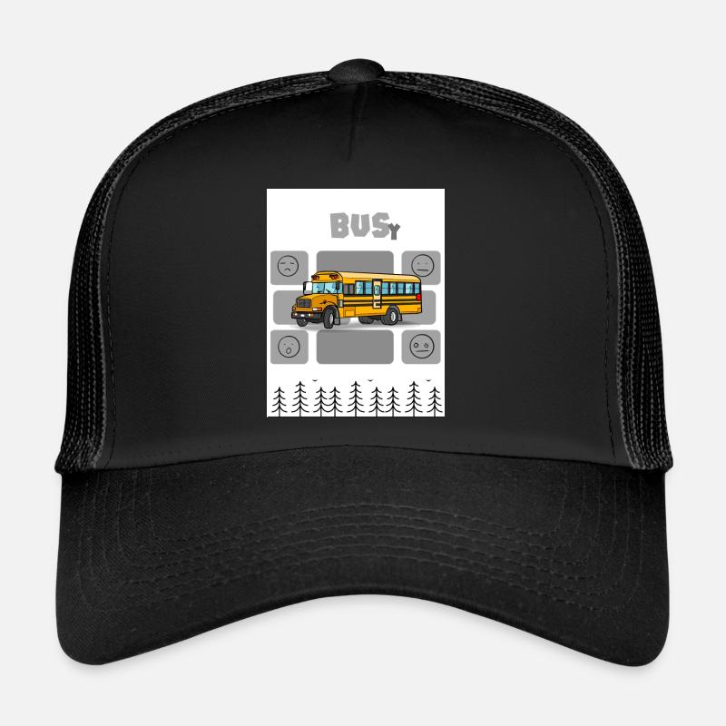Occupé. Sur la route. Occupé. Casquette trucker 