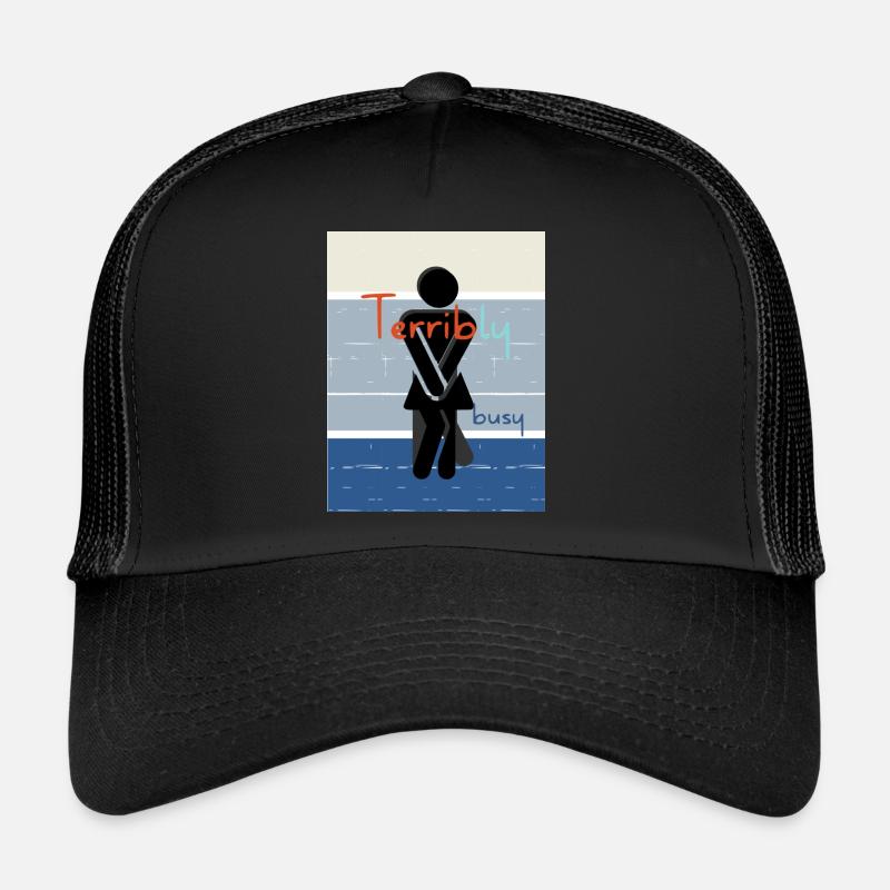 Monstrously terribly busy. Trucker Cap