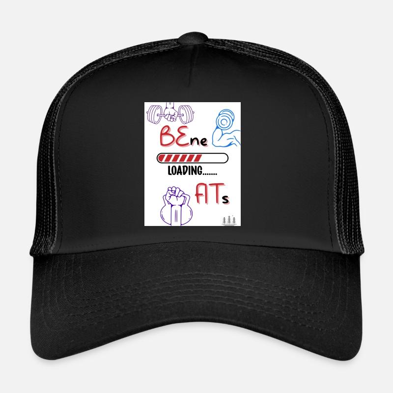 Geeignet sein. Vorteile beim Laden. - Trucker Cap - Schwarz/Schwarz