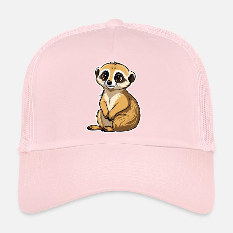 Suricate Illustration Mignonne Casquette trucker 
