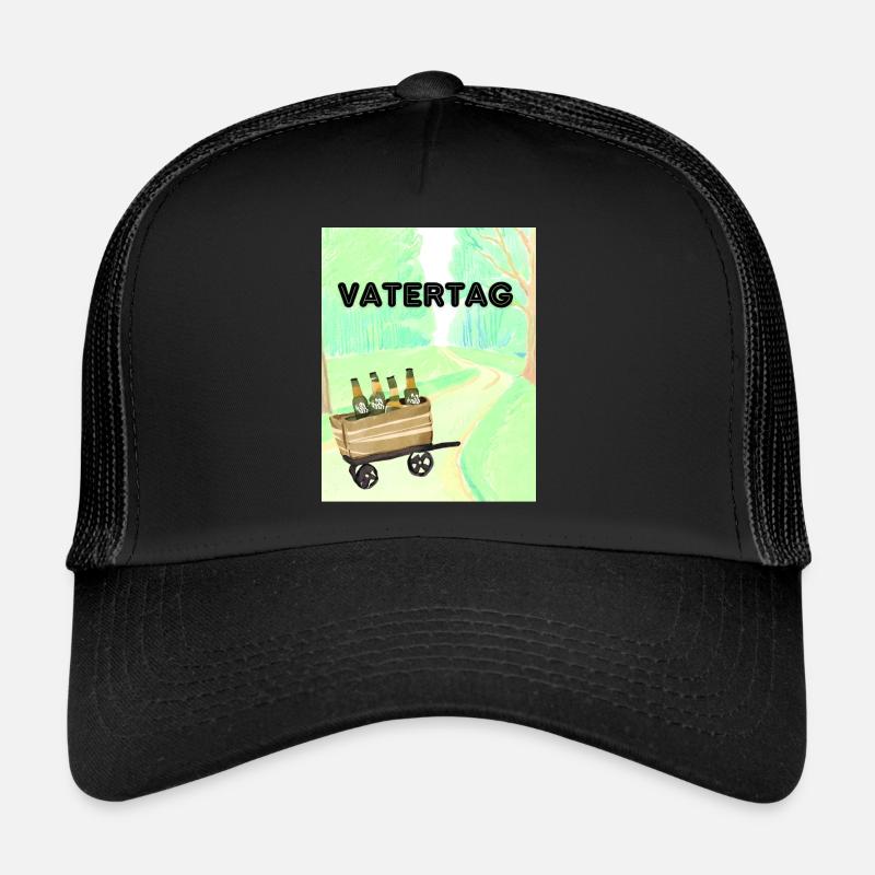 Vatertag - Trucker Cap - Schwarz/Schwarz