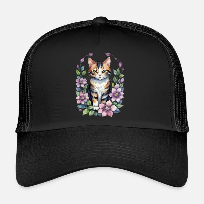 Clématite Kitty Cat Casquette trucker 