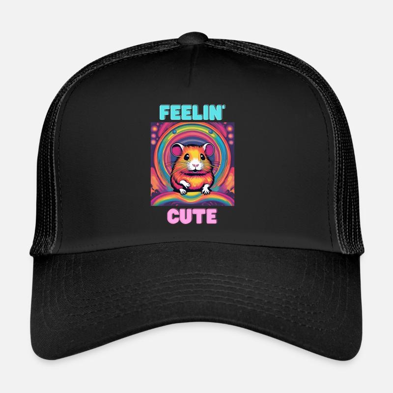 Se sentir mignon - Casquette trucker  - noir/noir