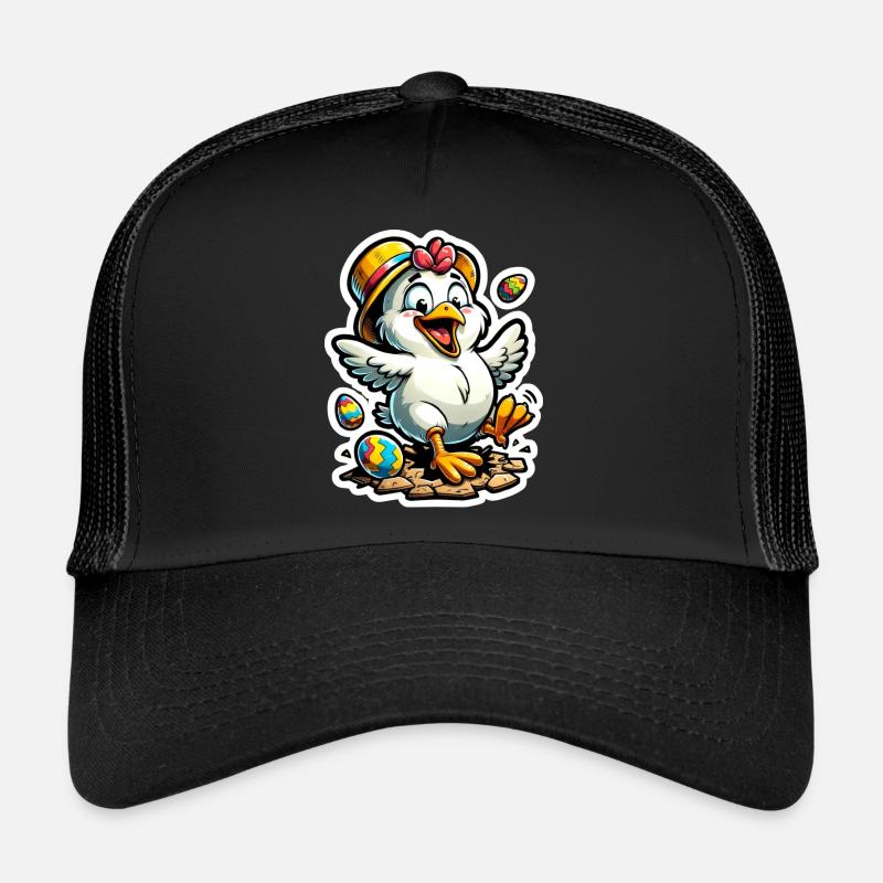 Easter chicks Happy Easter Trucker Cap
