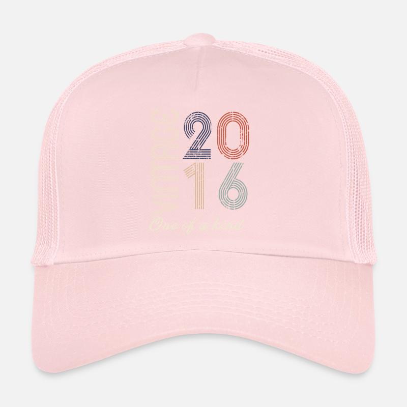8e anniversaire 2016 - idée cadeau rétro Vintage Casquette trucker 