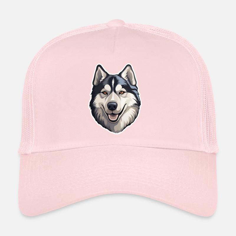 Husky sibérien Casquette trucker 