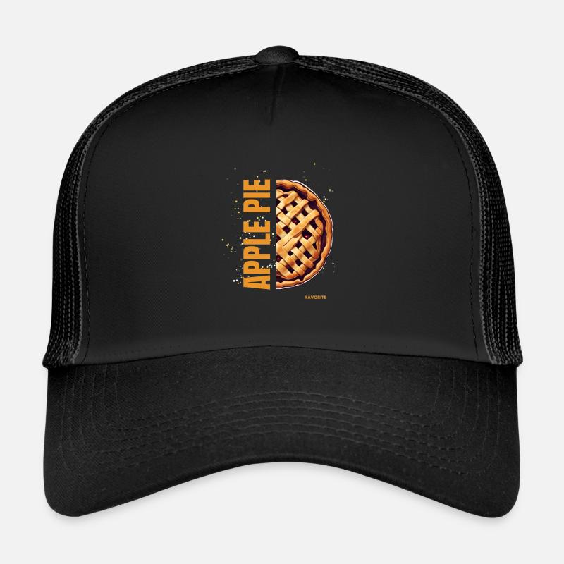 Half a cake in quick cooking - Trucker Cap - black/black