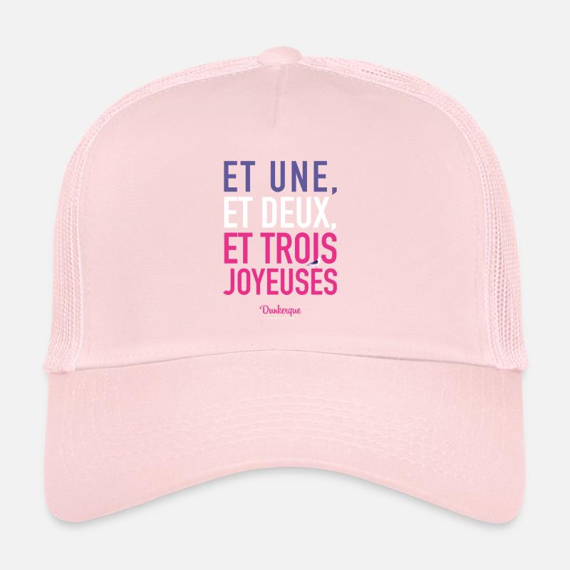 Et une, et deux, et trois joyeuses ! Casquette trucker 