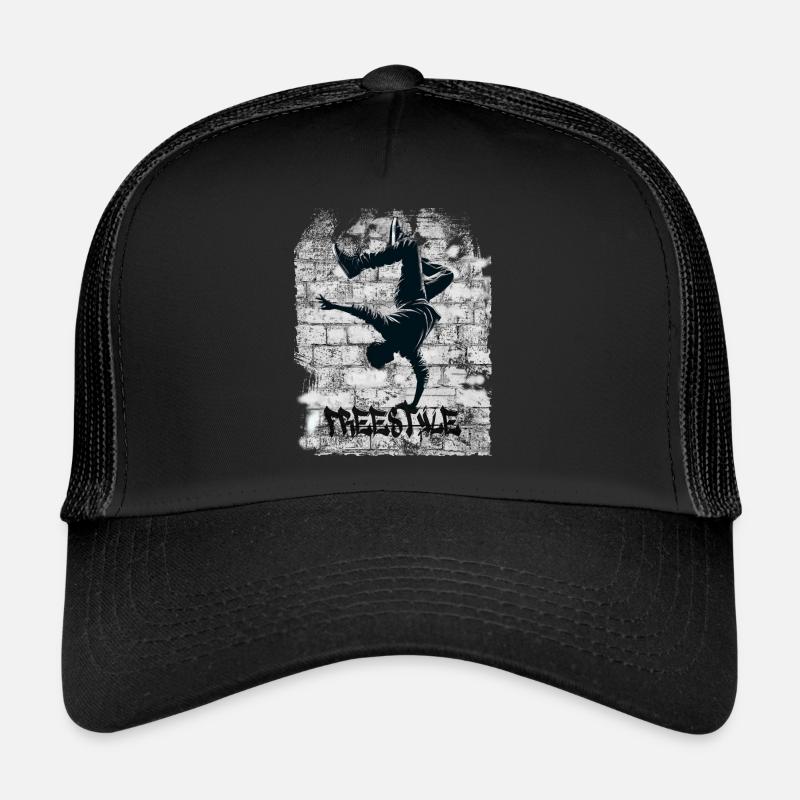 Freestyle - Trucker Cap - Schwarz/Schwarz