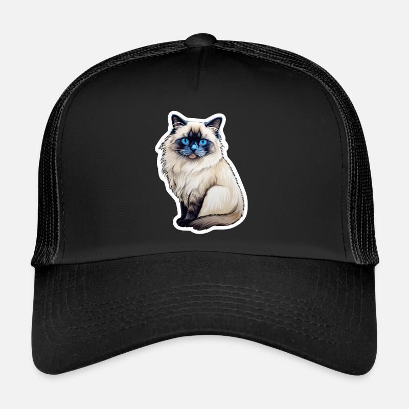 Chat Ragdoll Casquette trucker 