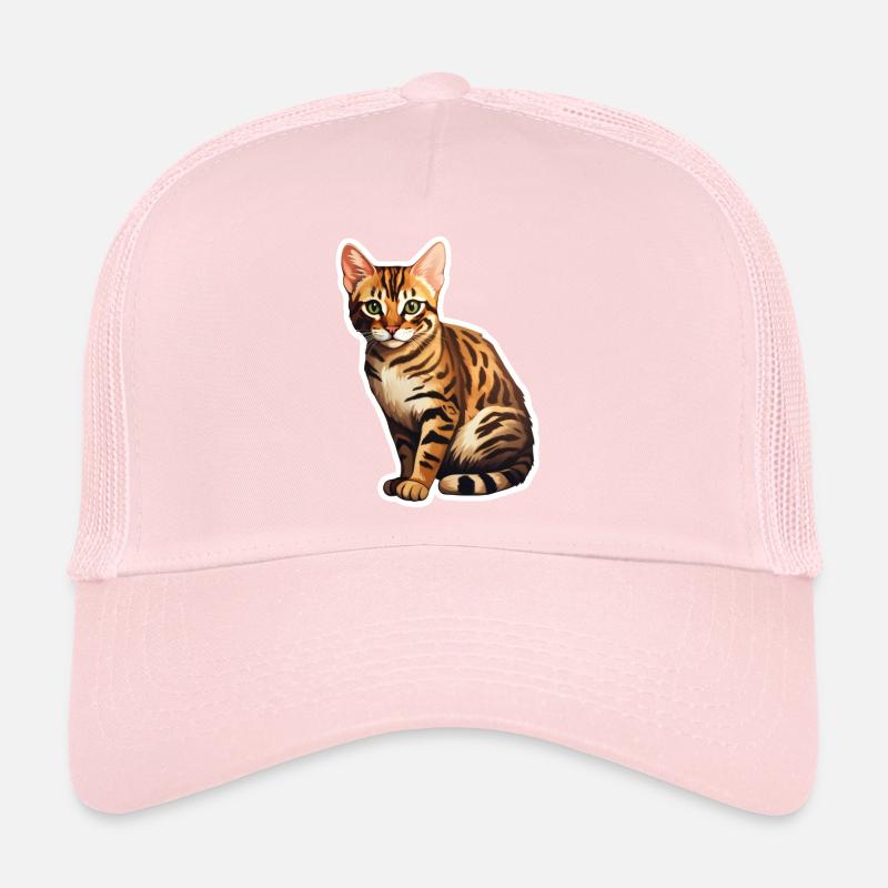 Bengal Cat Trucker Cap