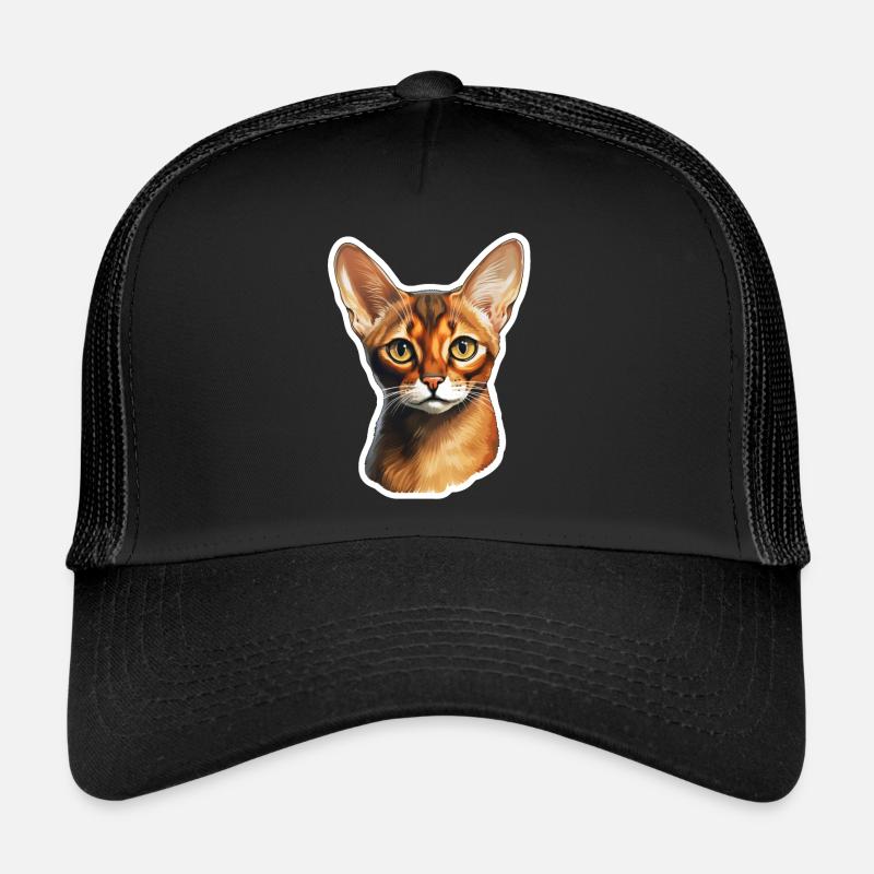 Abyssinian Cat Head Trucker Cap