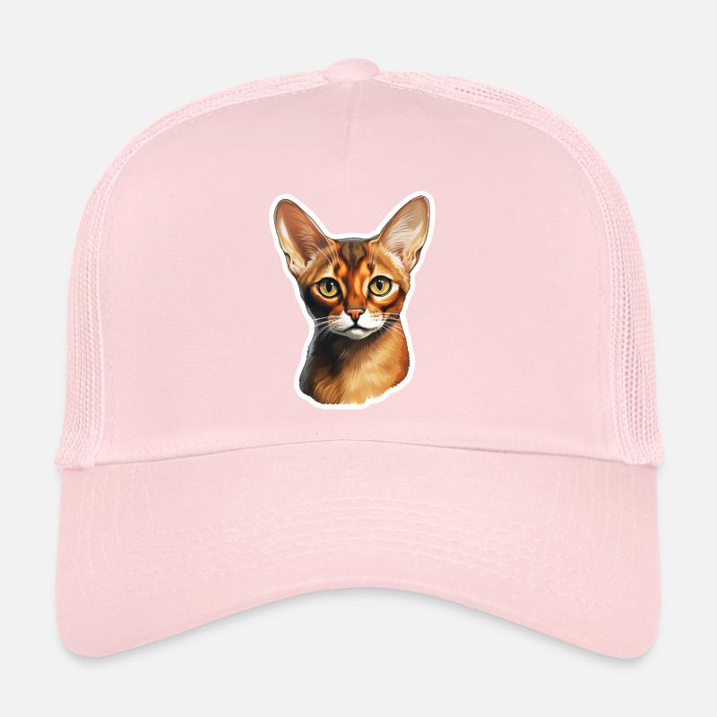 Tête de chat abyssin Casquette trucker 