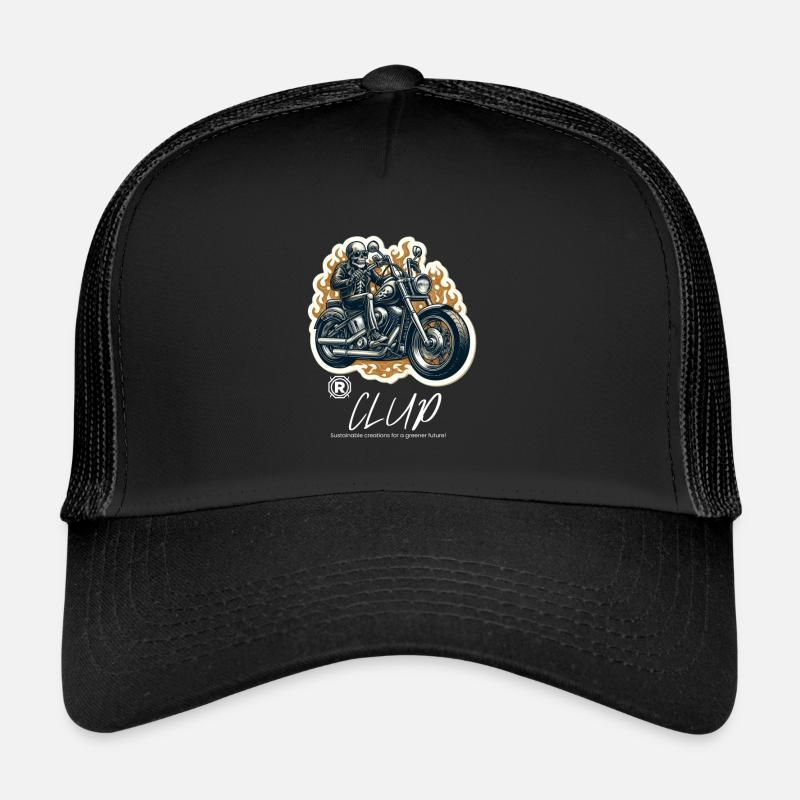 Motorrad clup - Trucker Cap - Schwarz/Schwarz