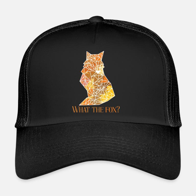 Qu’est-ce que le renard ? - Casquette trucker  - noir/noir