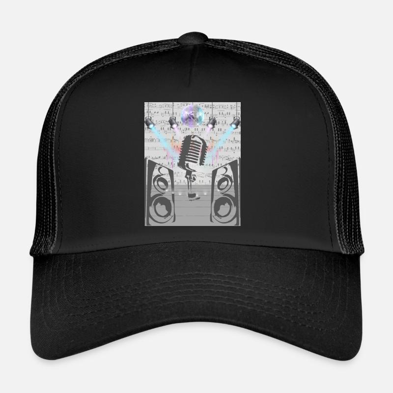 Liebe zur Musik Microfon Trucker Cap